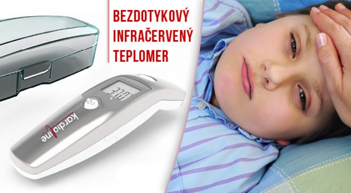 Rýchle a bezpečné meranie telesnej teploty. Bezdotykový infračervený teplomer Kardioline KL 80.