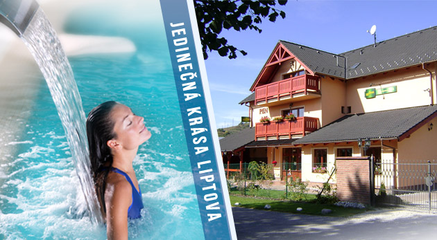 Pobyt v nádhernom prostredí na Liptove pri termálnych aquaparkoch.