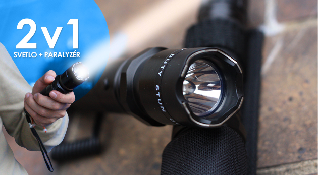 Vyberte si z 2 typov dobíjacích bateriek POLICE s paralyzérom - pre pocit bezpečia na každom tmavom mieste!