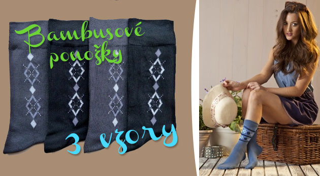 Ponožky s bambusovým vláknom pre dámy i pánov - výborná kvalita, antibakteriálne a termoregulačné vlastnosti.