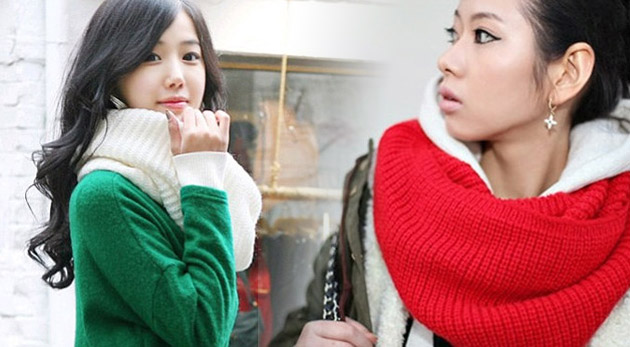 Kruhový šál pre módny look a hrejivý pocit.