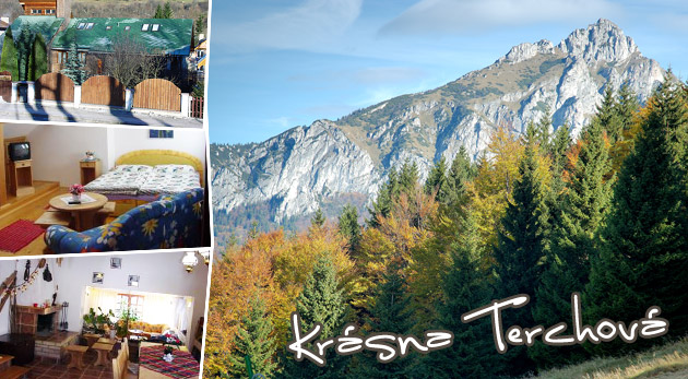 3 dňový oddych pre 2 osoby v rodinnom penzióne Vila Kamila v malebnej Terchovskej doline. Turistika aj lyžovačka "pod nosom".