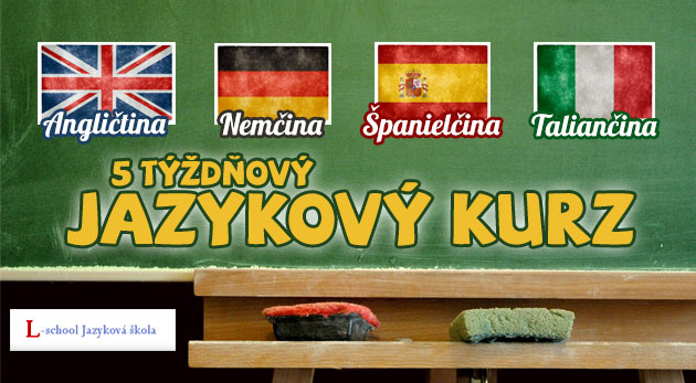 5 týždňový jazykový kurz 