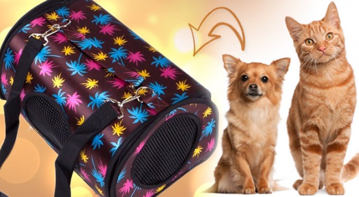 Praktická taška s podložkou pre psov a mačky. Pre pohodlie vášho zvieracieho miláčika aj počas dlhšej cesty.