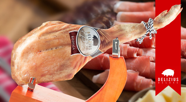 Prvotriedna šunka JAMÓN SERRANO HAM priamo od chovateľa a výrobcu zo Španielska. TOP dobrota pre všetkých gurmánov.