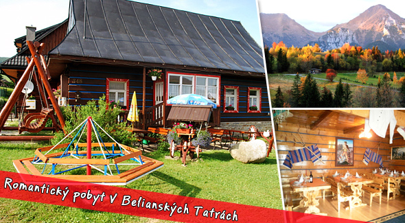 3 alebo 4 dni v Belianských Tatrách len za 29,90€. Rodinný alebo romantický pobyt s raňajkami, uvítacím drinkom, jazdou na koni, lukostreľbou + zľava na celodenný vstup do Aquacity Poprad. 