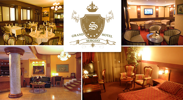 Wellnes beauty pobyt v GRAND HOTELI SERGIJO**** pre 2 osoby. Ubytovanie, polpenzia a extra bonus.