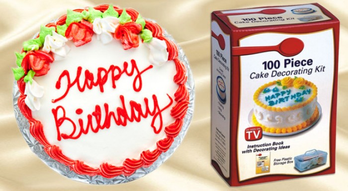 100 kusový set na zdobenie cukroviniek.