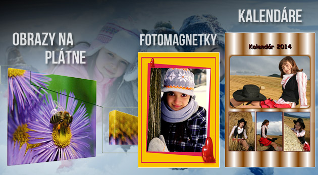 Magnetka, fotoplátno alebo nástenný kalendár s puncom originality vašich vlastných fotografií. Premeňte svoje umelecké zábery na zaujímavý prezent! 