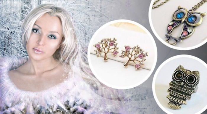 Sety šperkov s netradičným motívom sovy alebo s motívom stromu a kvetín. Darček ku každému zakúpenému setu!