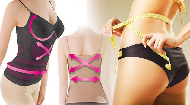 Sťahovacie tielko Germa Shape Up v čiernej alebo telovej farbe. 