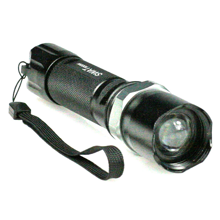 Dobíjacia baterka Police so ZOOM-om (500 lumenov)