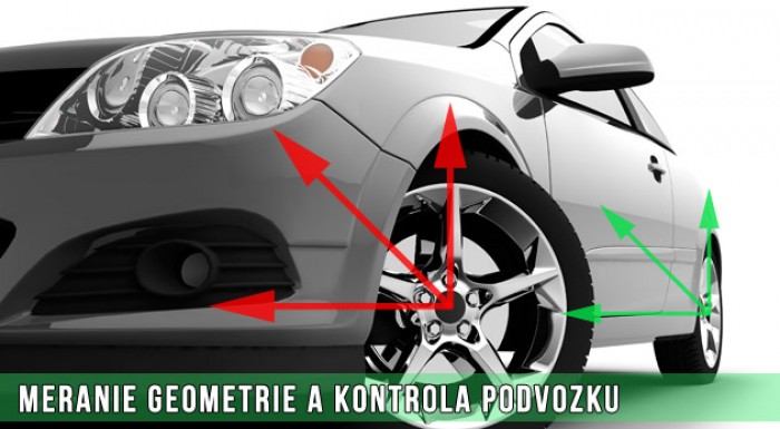 Meranie geometrie a kontrola podvozku,