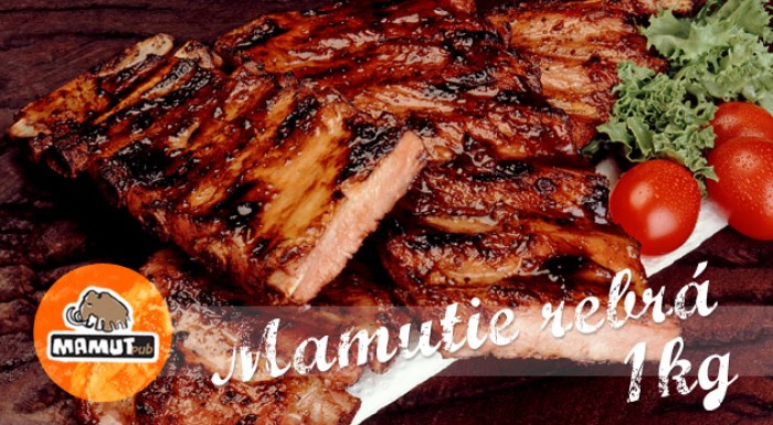 Najlepšie rebrá v Bratislave - rebrá z Mamuta! Poriadna gurmánska nakladačka za skvelú cenu. Limit 100 kupónov!