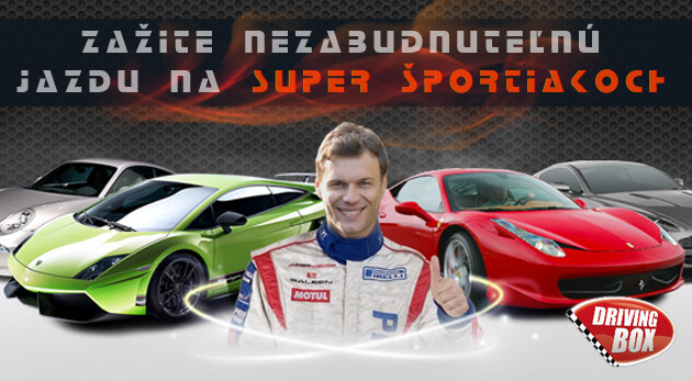 Jazda na Ferrari, Lamborghini alebo Porsche