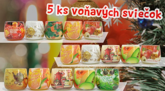 Sviečky s rôznymi motívmi - skrášlite a prevoňajte svoj domov doplnkom, ktorý navodí príjemnú atmosféru.