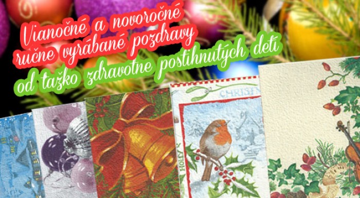 Vianočné a novoročné ručne vyrábané pozdravy