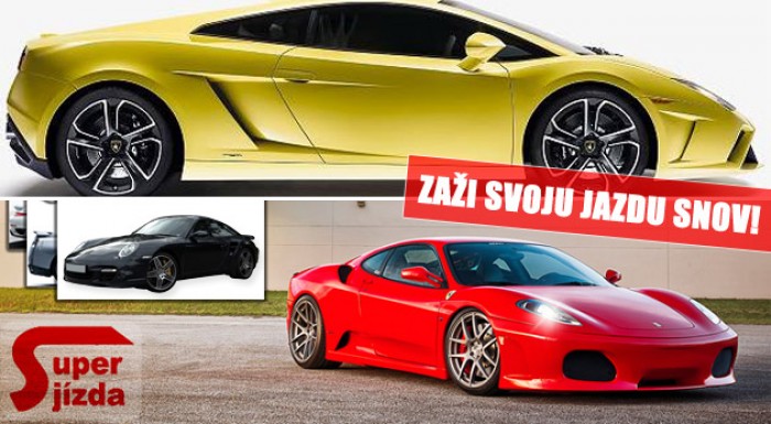 Jazda na luxusnom športiaku.