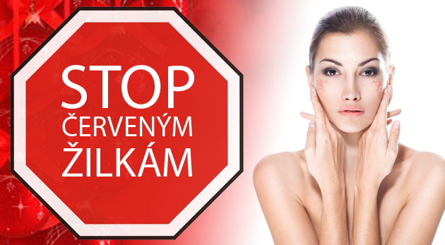 Odstránenie červených žiliek.