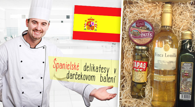 Španielske delikatesy v darčekovej sade