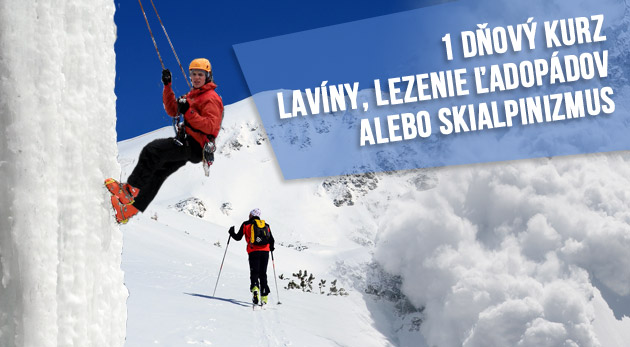 Kurz lavíny, lezenia ľadopádov alebo skialpinizmu.