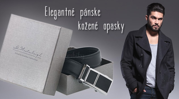 Pánske kožené opasky