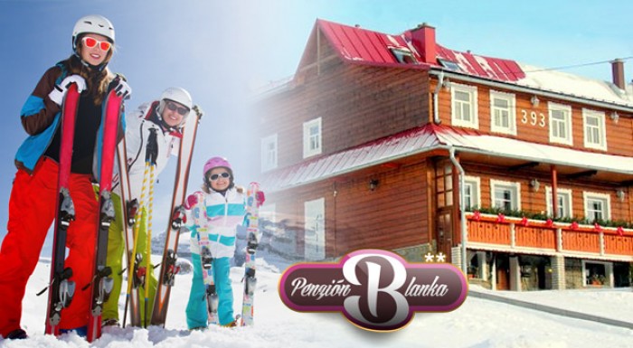 Zimný pobyt v rodinnom penzióne Blanka v Ždiari
