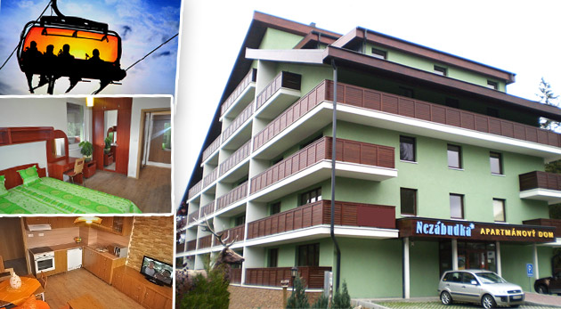 Pobyt v apartmánovom dome Nezábudka