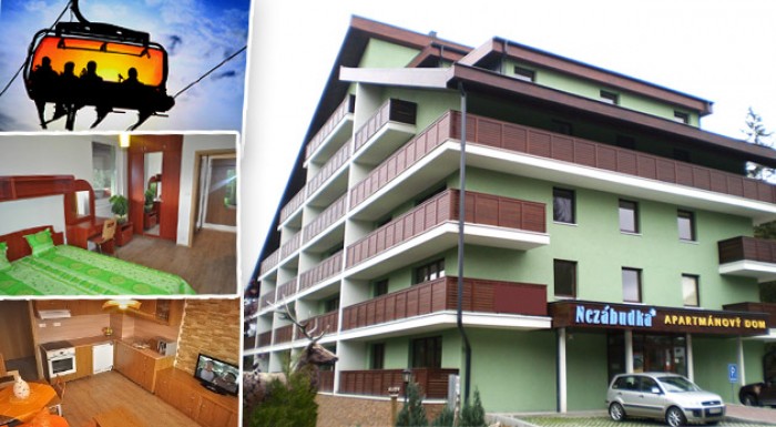 Pobyt v apartmánovom dome Nezábudka