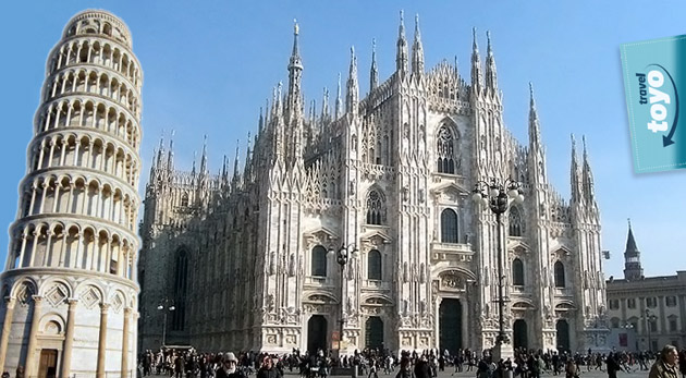 Miláno, Pisa a Rím - 5-dňový poznávací zájazd