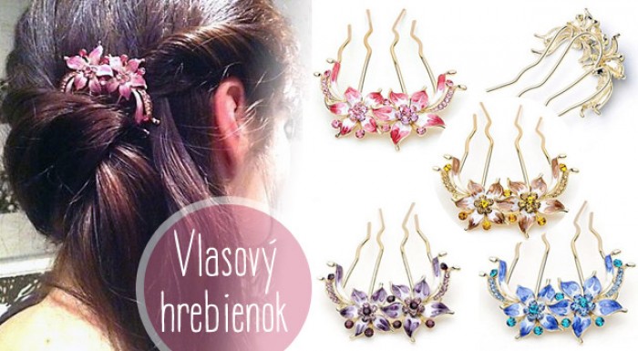 Ozdobný hrebienok do vlasov