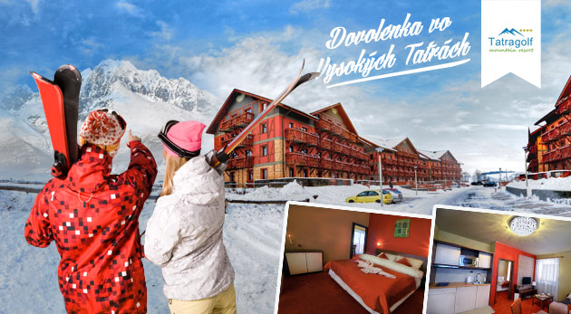 Dovolenka v Tatragolf**** vo Vysokých Tatrách 