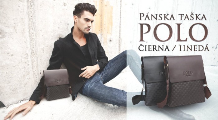 Pánska kožená taška POLO 