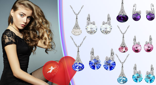 Set šperkov s kryštálmi Swarovski Elements
