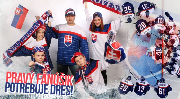 Slovenský olympijský hokejový dres s hymnou Sochi 