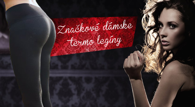 Dámske značkové termo legíny