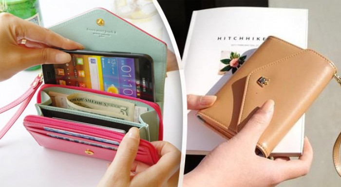 Mini kabelka, peňaženka a organizér na doklady