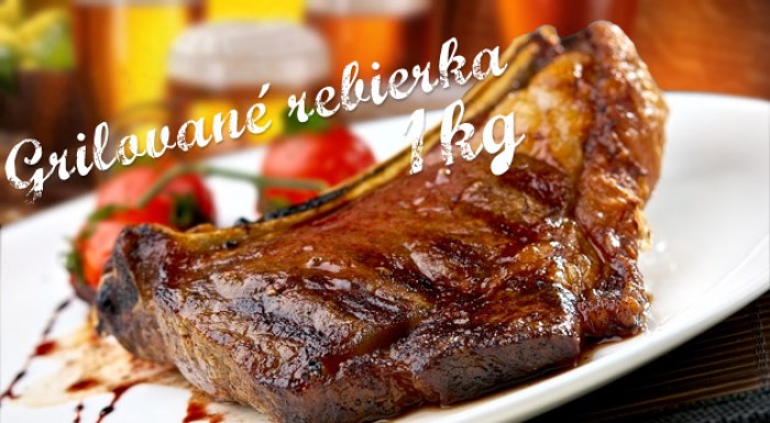 Grilované bravčové rebierka v Oáze pri Draždiaku