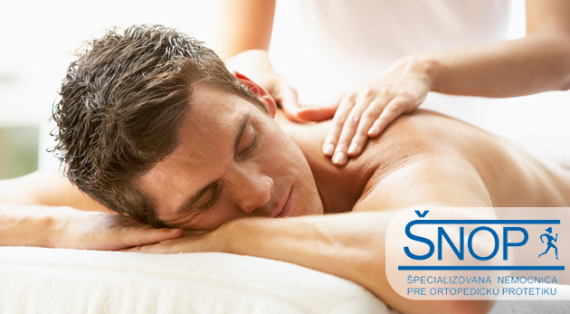 Liečebná masáž tela fyzioterapeutom