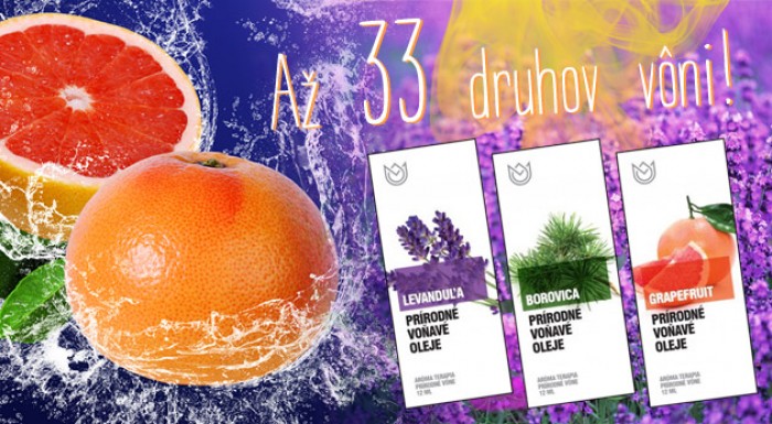Vonné oleje a prírodné éterické oleje - balík 5ks