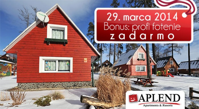 Pobyt pre 4 osoby v chatkách Tatry Holiday***