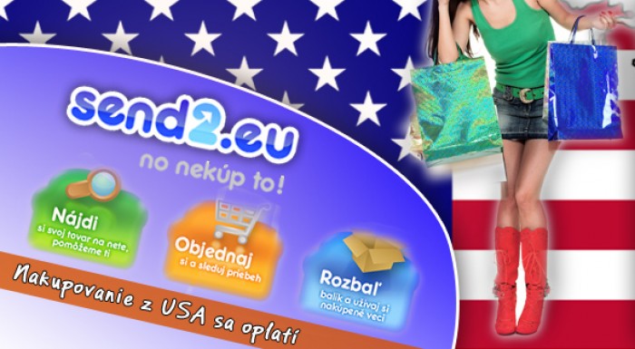 Nakúpte si s nami v online obchodoch v USA za polovičnú cenu! Zľava na nákup v hodnote 20€ - teraz len za 10€.
