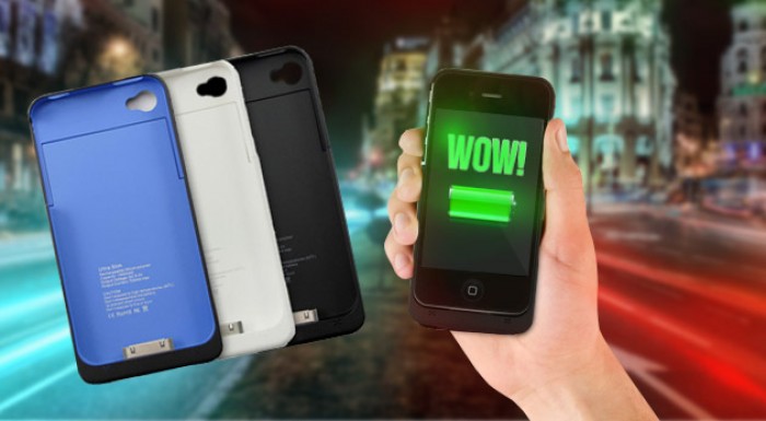 Ochranné púzdro a externá batéria - iPhone 4 a 4S