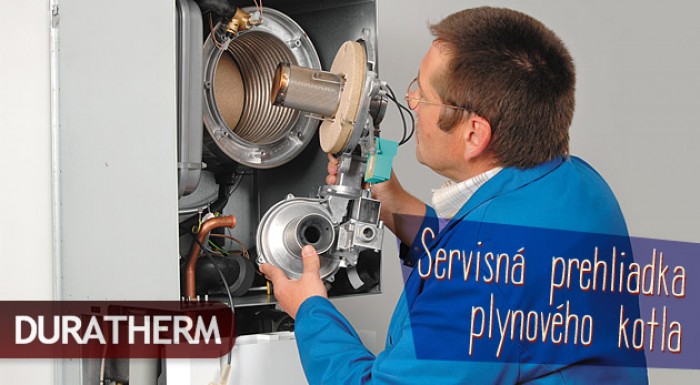 Servisná prehliadka plynového kotla