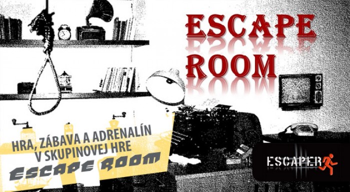Skupinová adrenalínová hra Escape Room
