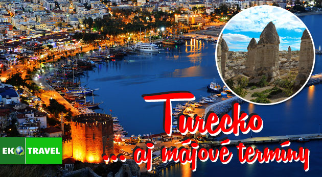 Zájazd Kappadokia a Turecká riviéra-májové termíny