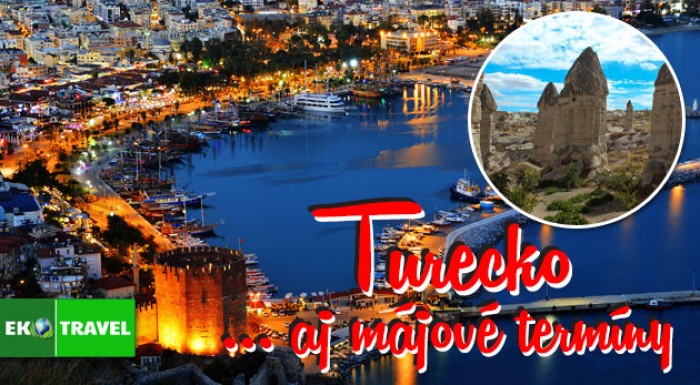 Zájazd Kappadokia a Turecká riviéra-májové termíny