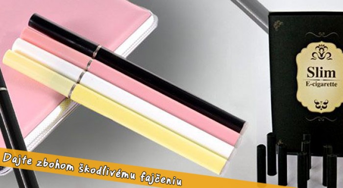 Elektronická Slim cigareta. Elegantné a zdraviu neškodlivé riešenie pre všetkých fajčiarov.