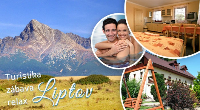 Pobyt na Liptove pre 2 alebo 4 osoby