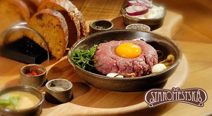 Tatársky biftek z hovädzej sviečkovice v Košiciach